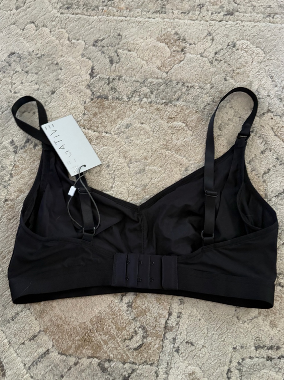 Negative Black Silky Nursing Bra. Size 2. See photos for sizing info. NWT. - Picture 3 of 7